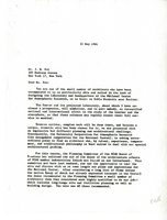 Correspondence, Walter Orr Roberts to I.M. Pei