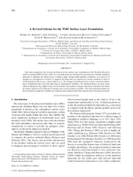 A revised scheme for the WRF surface layer formulation