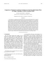 Comparisons of empirical localization techniques for serial ensemble Kalman filters in a simple atmospheric general circulation mode
