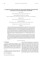 A comparison of roll and nonroll convection and the subsequent deepening moist convection: An LEM case study based on SCMS data