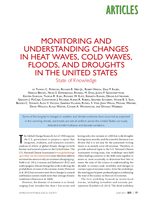 Monitoring and understanding changes in heat waves, cold waves, floods, and droughts in the United States: State of knowledge