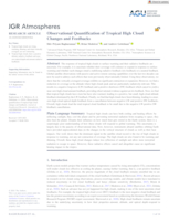 Observational quantification of tropical high cloud changes and feedbacks